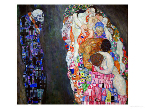 Life And Death - Gustav Klimt Painting